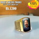 Watch type photo ring