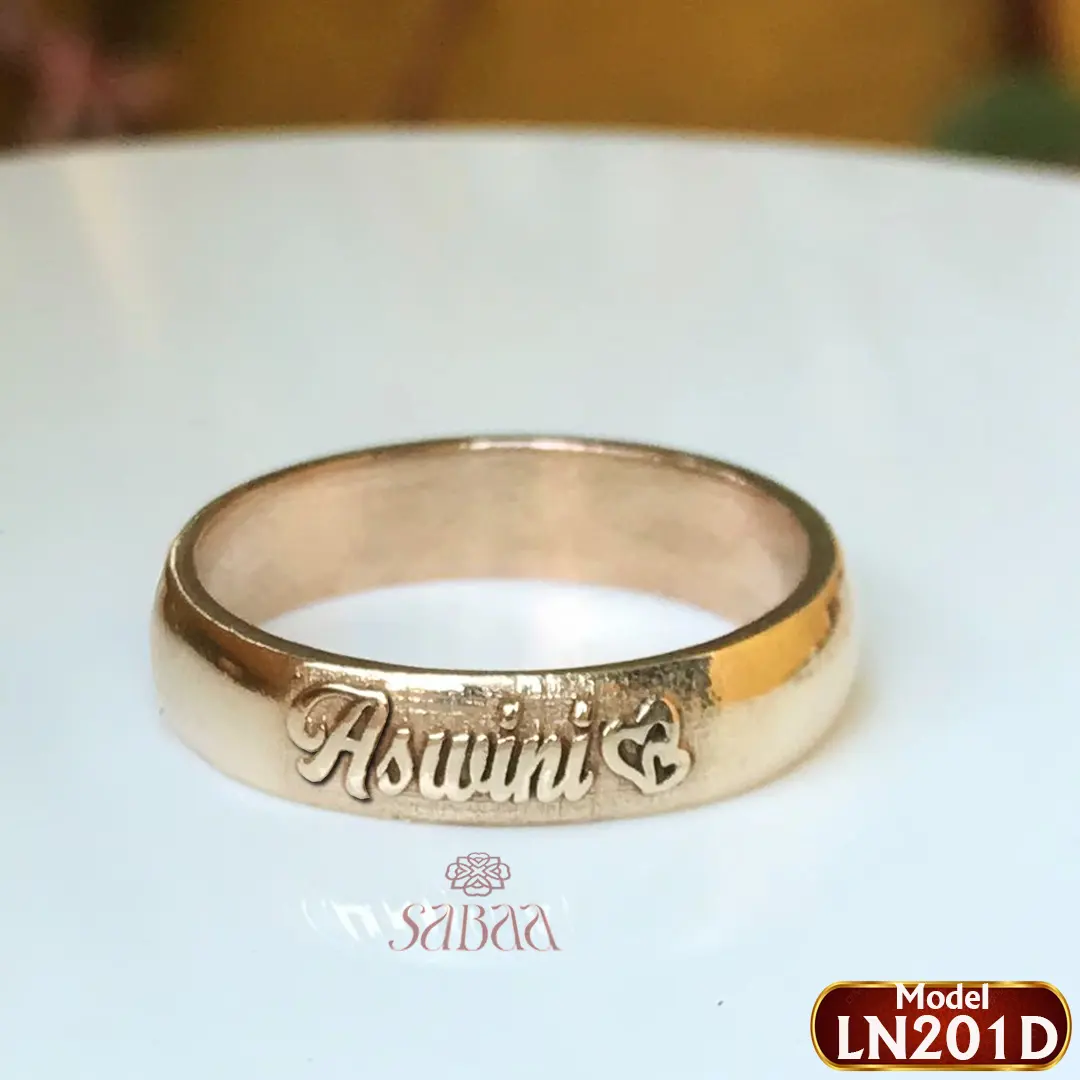 Panchalogam Name Ring LN201D