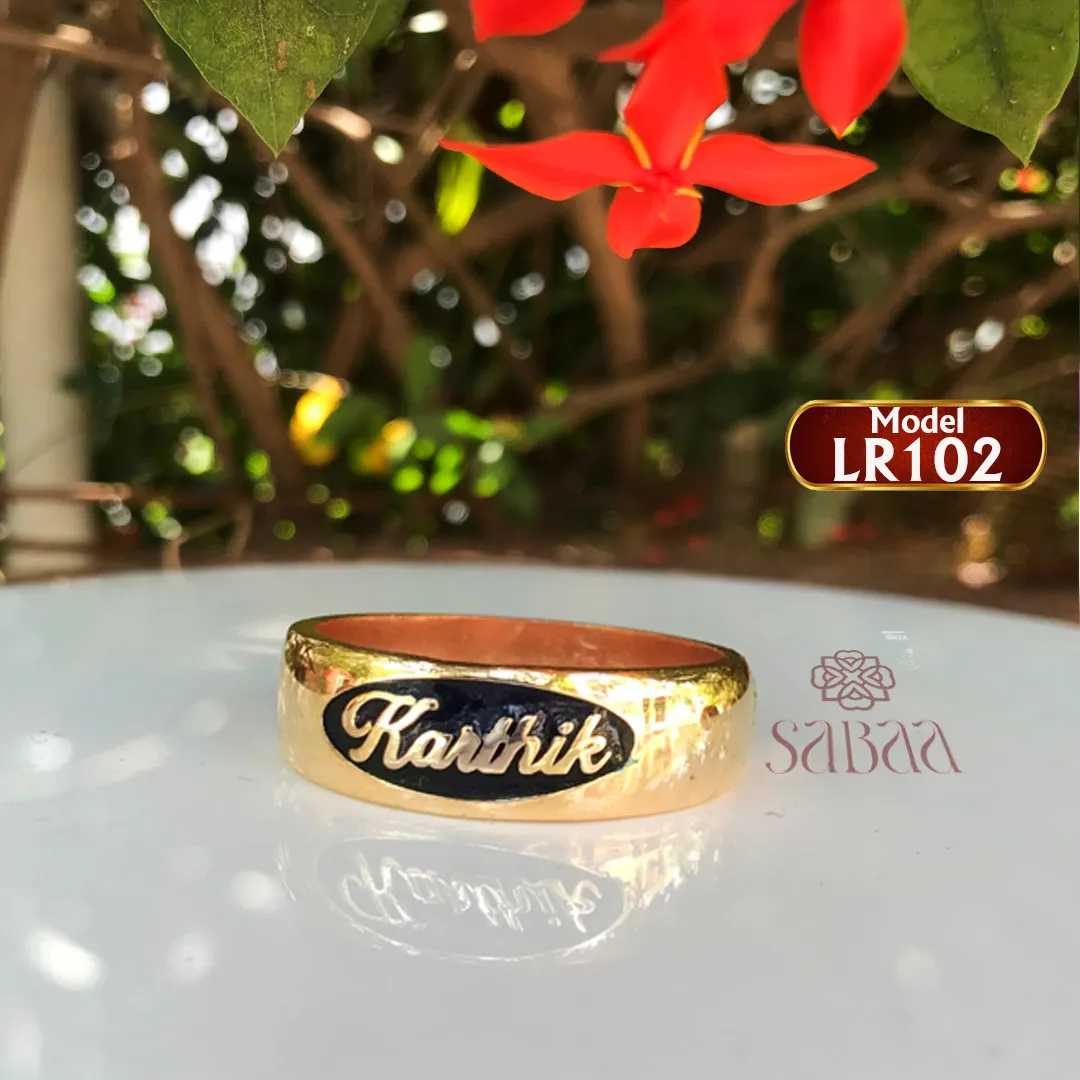 Panchalogam Name Ring LR102