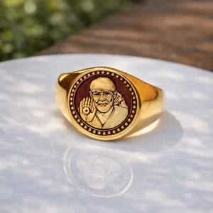 Shirdi Sai Baba Panchaloha Ring – Divine Blessings Ring