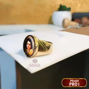 Personalized Photo Ring PR01 – Oval 1/2 inch photo sized