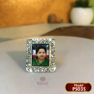 Photo Ring- VIP Square Stone model PS03S