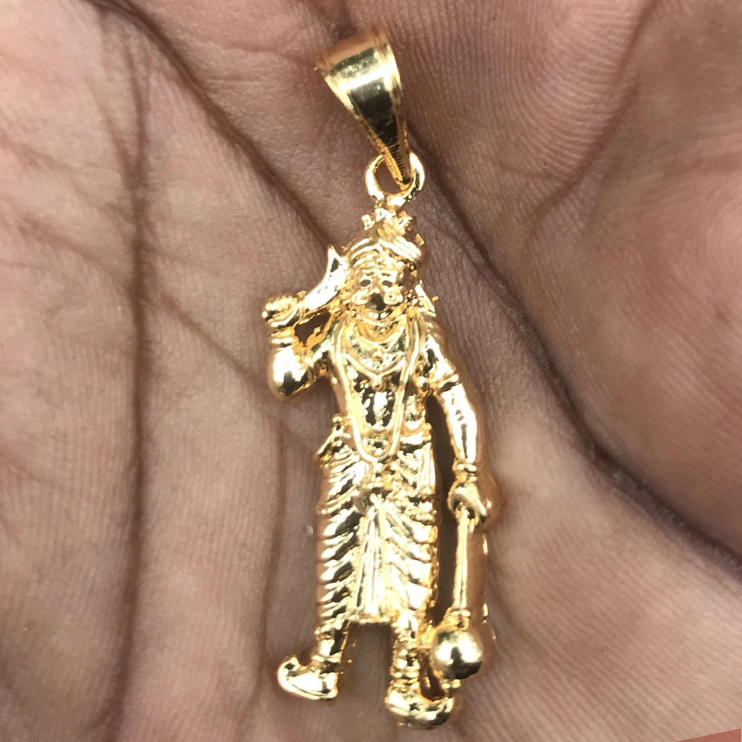 Aiyanaar with aruvaal Panchaloga Pendant