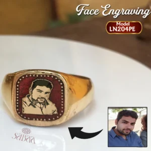 Custom Face Engraved Panchaloga Ring- Unique & Personalised