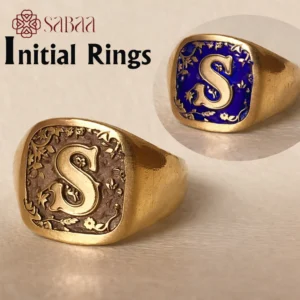 Stylish "S" initial Panchaloga Ring
